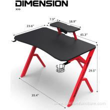 Red Modern Gaming Desk